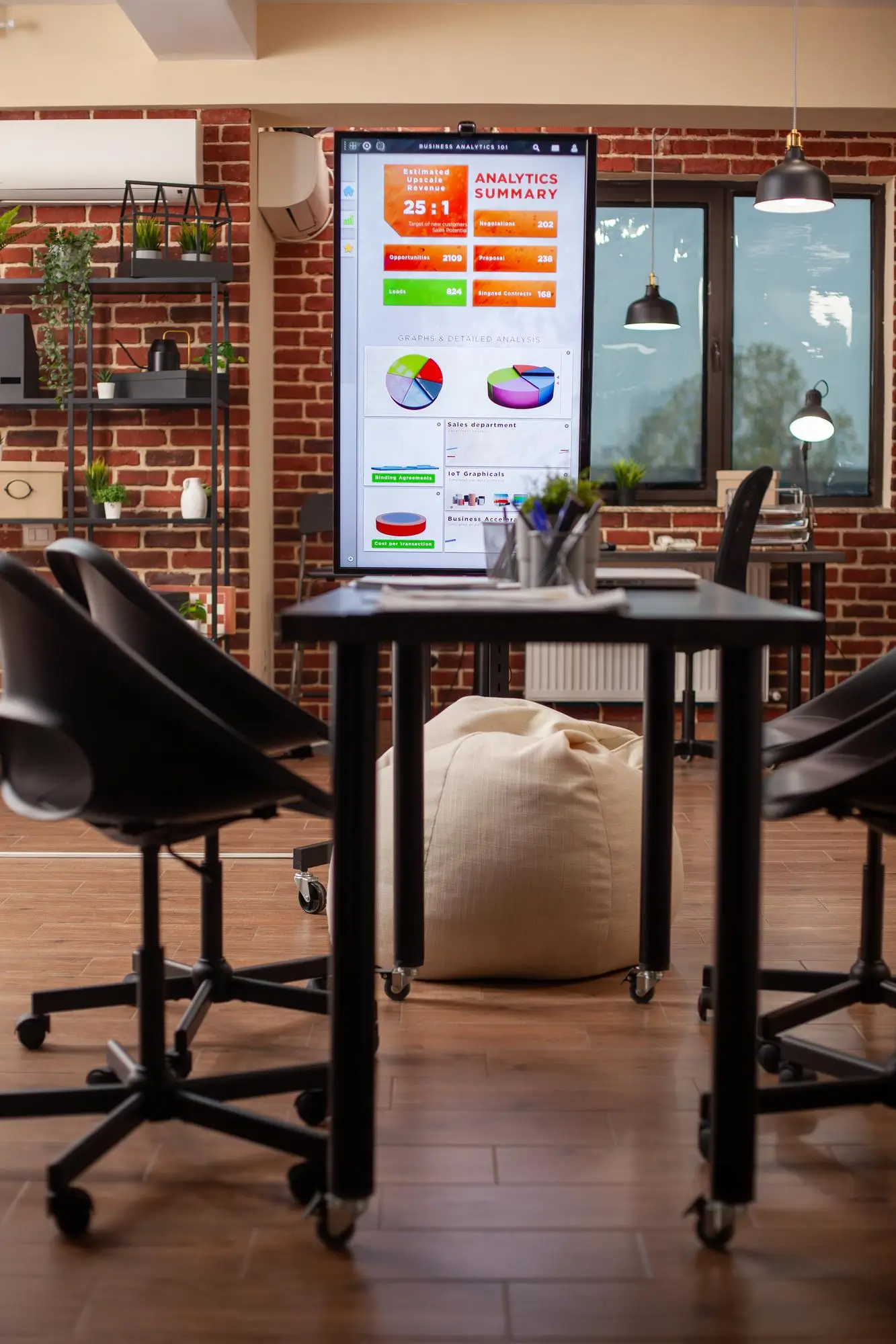 Lead generation landing page and enquiry form on screen